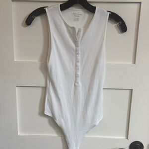 American Eagle Outfitters Classic White Bodysuit